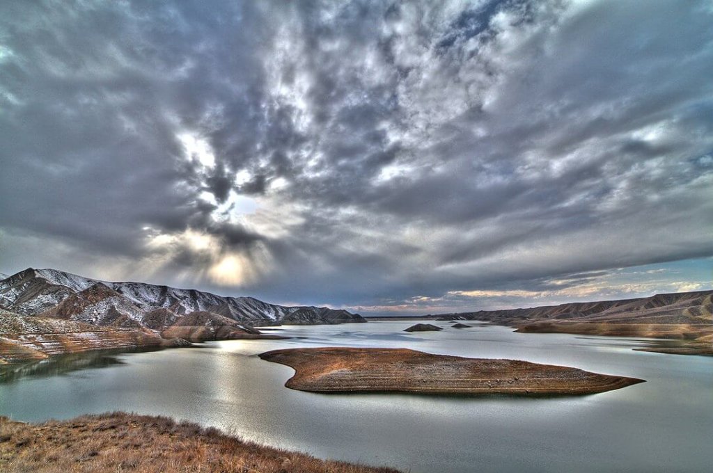 Azat Reservoir in Armenia, part of the Azat River’s landscape